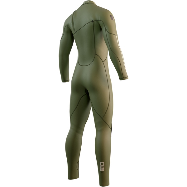2025 Mystic Da Uomo The One 4/3mm Zip Free Muta 35000.250610 - Moss